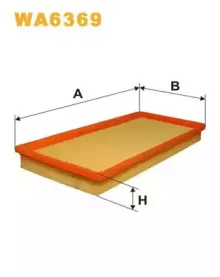 WA6369 WIX FILTERS Воздушный фильтр WA6369 WIX FILTERS Воздушный фильтр