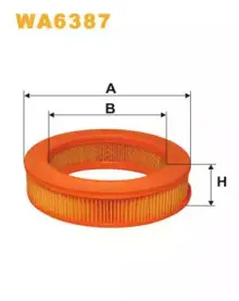 WA6387 WIX FILTERS Воздушный фильтр WA6387 WIX FILTERS Воздушный фильтр
