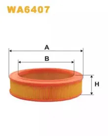 WA6407 WIX FILTERS Воздушный фильтр WA6407 WIX FILTERS Воздушный фильтр