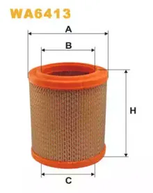 WA6413 WIX FILTERS Воздушный фильтр WA6413 WIX FILTERS Воздушный фильтр
