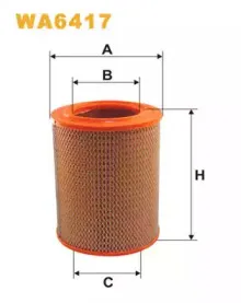 WA6417 WIX FILTERS Воздушный фильтр WA6417 WIX FILTERS Воздушный фильтр