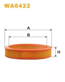 WA6422 WIX FILTERS Воздушный фильтр WA6422 WIX FILTERS Воздушный фильтр