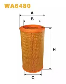 WA6480 WIX FILTERS Воздушный фильтр WA6480 WIX FILTERS Воздушный фильтр