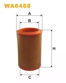 WA6488 WIX FILTERS Воздушный фильтр WA6488 WIX FILTERS Воздушный фильтр
