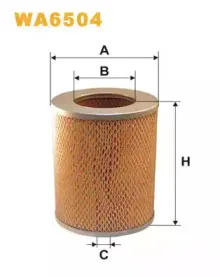 WA6504 WIX FILTERS Воздушный фильтр WA6504 WIX FILTERS Воздушный фильтр