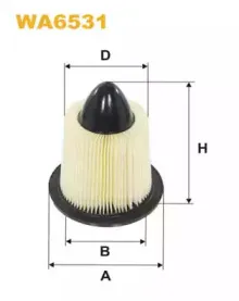 WA6531 WIX FILTERS Воздушный фильтр WA6531 WIX FILTERS Воздушный фильтр