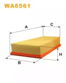 WA6561 WIX FILTERS Воздушный фильтр WA6561 WIX FILTERS Воздушный фильтр