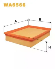 WA6566 WIX FILTERS Воздушный фильтр WA6566 WIX FILTERS Воздушный фильтр