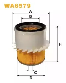 WA6579 WIX FILTERS Воздушный фильтр WA6579 WIX FILTERS Воздушный фильтр