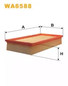 WA6588 WIX FILTERS Воздушный фильтр WA6588 WIX FILTERS Воздушный фильтр