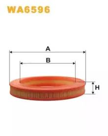 WA6596 WIX FILTERS Воздушный фильтр WA6596 WIX FILTERS Воздушный фильтр