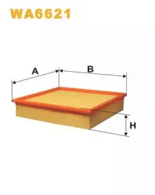 WA6621 WIX FILTERS Воздушный фильтр WA6621 WIX FILTERS Воздушный фильтр