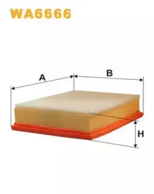 WA6666 WIX FILTERS Воздушный фильтр WA6666 WIX FILTERS Воздушный фильтр