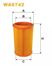 WA6742 WIX FILTERS Воздушный фильтр WA6742 WIX FILTERS Воздушный фильтр