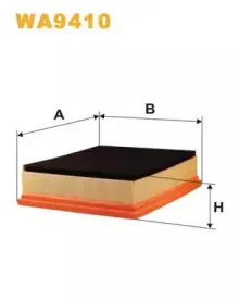 WA9410 WIX FILTERS Воздушный фильтр WA9410 WIX FILTERS Воздушный фильтр
