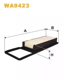 WA9423 WIX FILTERS Воздушный фильтр WA9423 WIX FILTERS Воздушный фильтр