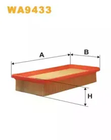 WA9433 WIX FILTERS Воздушный фильтр WA9433 WIX FILTERS Воздушный фильтр