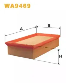 WA9469 WIX FILTERS Воздушный фильтр WA9469 WIX FILTERS Воздушный фильтр