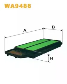 WA9488 WIX FILTERS Воздушный фильтр WA9488 WIX FILTERS Воздушный фильтр
