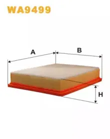 WA9499 WIX FILTERS Воздушный фильтр WA9499 WIX FILTERS Воздушный фильтр