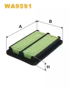 WA9591 WIX FILTERS Воздушный фильтр WA9591 WIX FILTERS Воздушный фильтр