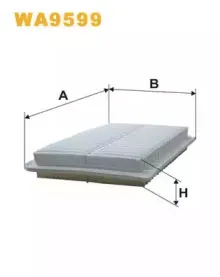 WA9599 WIX FILTERS Воздушный фильтр WA9599 WIX FILTERS Воздушный фильтр