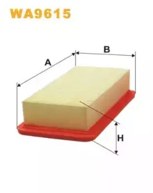 WA9615 WIX FILTERS Воздушный фильтр WA9615 WIX FILTERS Воздушный фильтр