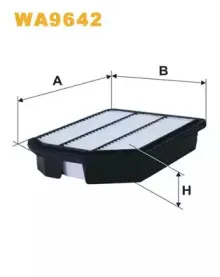 WA9642 WIX FILTERS Воздушный фильтр WA9642 WIX FILTERS Воздушный фильтр