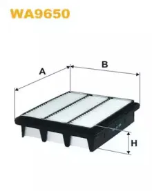 WA9650 WIX FILTERS Воздушный фильтр WA9650 WIX FILTERS Воздушный фильтр