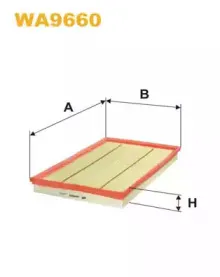 WA9660 WIX FILTERS Воздушный фильтр WA9660 WIX FILTERS Воздушный фильтр