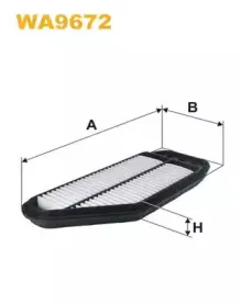 WA9672 WIX FILTERS Воздушный фильтр WA9672 WIX FILTERS Воздушный фильтр