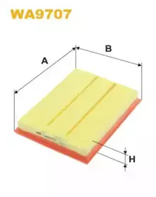 WA9707 WIX FILTERS Воздушный фильтр WA9707 WIX FILTERS Воздушный фильтр