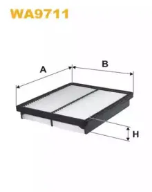 WA9711 WIX FILTERS Воздушный фильтр WA9711 WIX FILTERS Воздушный фильтр