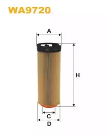 WA9720 WIX FILTERS Воздушный фильтр WA9720 WIX FILTERS Воздушный фильтр