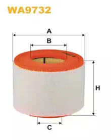WA9732 WIX FILTERS Воздушный фильтр WA9732 WIX FILTERS Воздушный фильтр