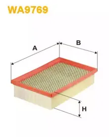 WA9769 WIX FILTERS Воздушный фильтр WA9769 WIX FILTERS Воздушный фильтр