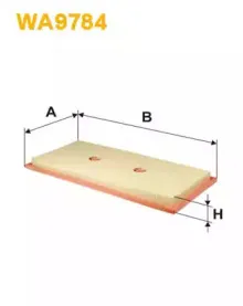 WA9784 WIX FILTERS Воздушный фильтр WA9784 WIX FILTERS Воздушный фильтр