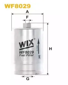 WF8029 WIX FILTERS Топливный фильтр WF8029 WIX FILTERS Топливный фильтр
