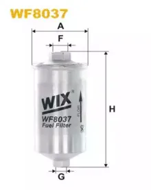 WF8037 WIX FILTERS Топливный фильтр WF8037 WIX FILTERS Топливный фильтр