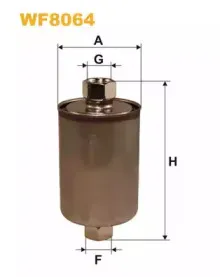WF8064 WIX FILTERS Топливный фильтр WF8064 WIX FILTERS Топливный фильтр
