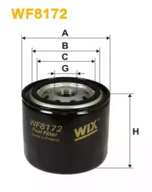 WF8172 WIX FILTERS Топливный фильтр WF8172 WIX FILTERS Топливный фильтр