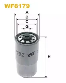 WF8179 WIX FILTERS Топливный фильтр WF8179 WIX FILTERS Топливный фильтр