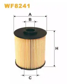 WF8241 WIX FILTERS Топливный фильтр WF8241 WIX FILTERS Топливный фильтр