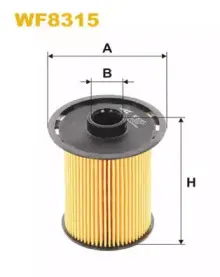 WF8315 WIX FILTERS Топливный фильтр WF8315 WIX FILTERS Топливный фильтр