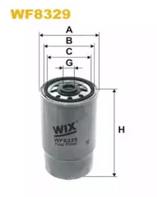 WF8329 WIX FILTERS Топливный фильтр WF8329 WIX FILTERS Топливный фильтр