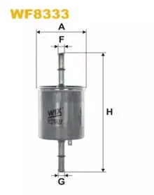 WF8333 WIX FILTERS Топливный фильтр WF8333 WIX FILTERS Топливный фильтр