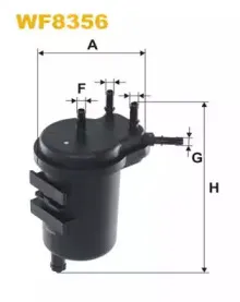 WF8356 WIX FILTERS Топливный фильтр WF8356 WIX FILTERS Топливный фильтр