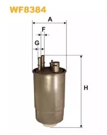 WF8384 WIX FILTERS Топливный фильтр WF8384 WIX FILTERS Топливный фильтр