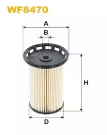 WF8470 WIX FILTERS Топливный фильтр WF8470 WIX FILTERS Топливный фильтр