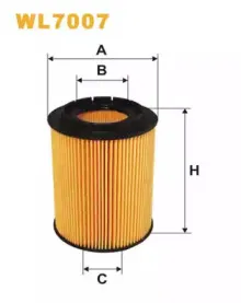 WL7007 WIX FILTERS Масляный фильтр WL7007 WIX FILTERS Масляный фильтр